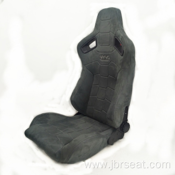 Adjustable Gray PVC leather universal racing car seats